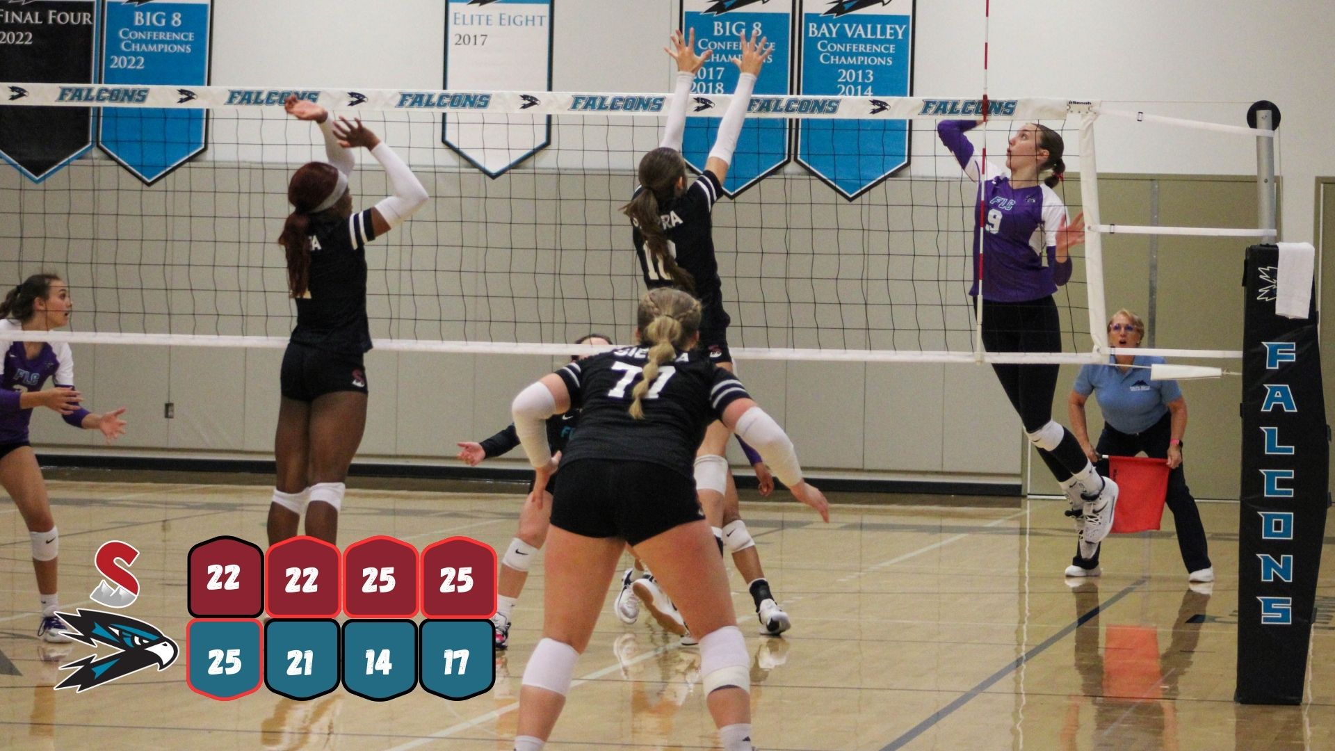 Volleyball Suffers Loss to No. 5, Sierra College