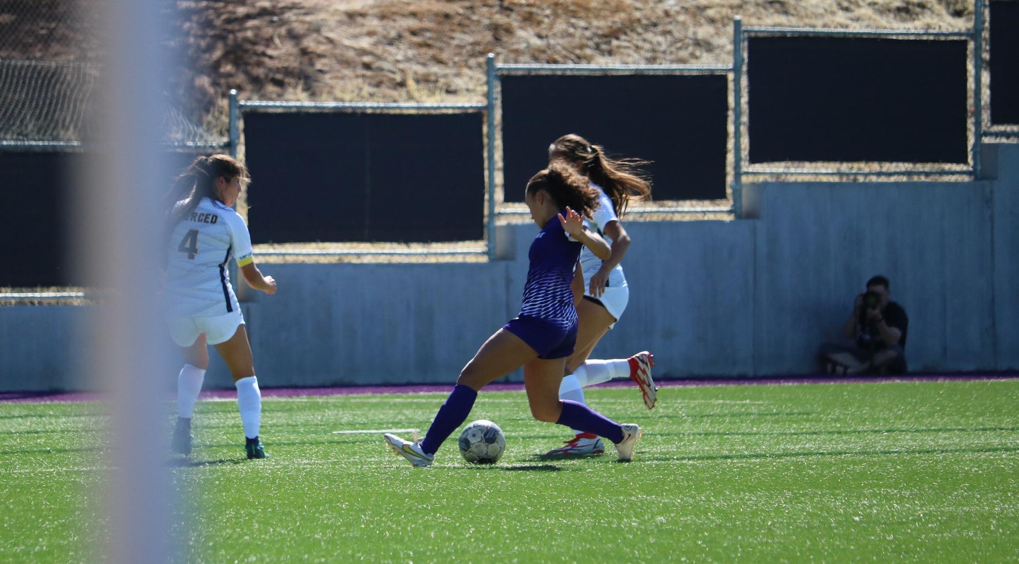 Solorio-Smith's three goals lead Falcons to victory