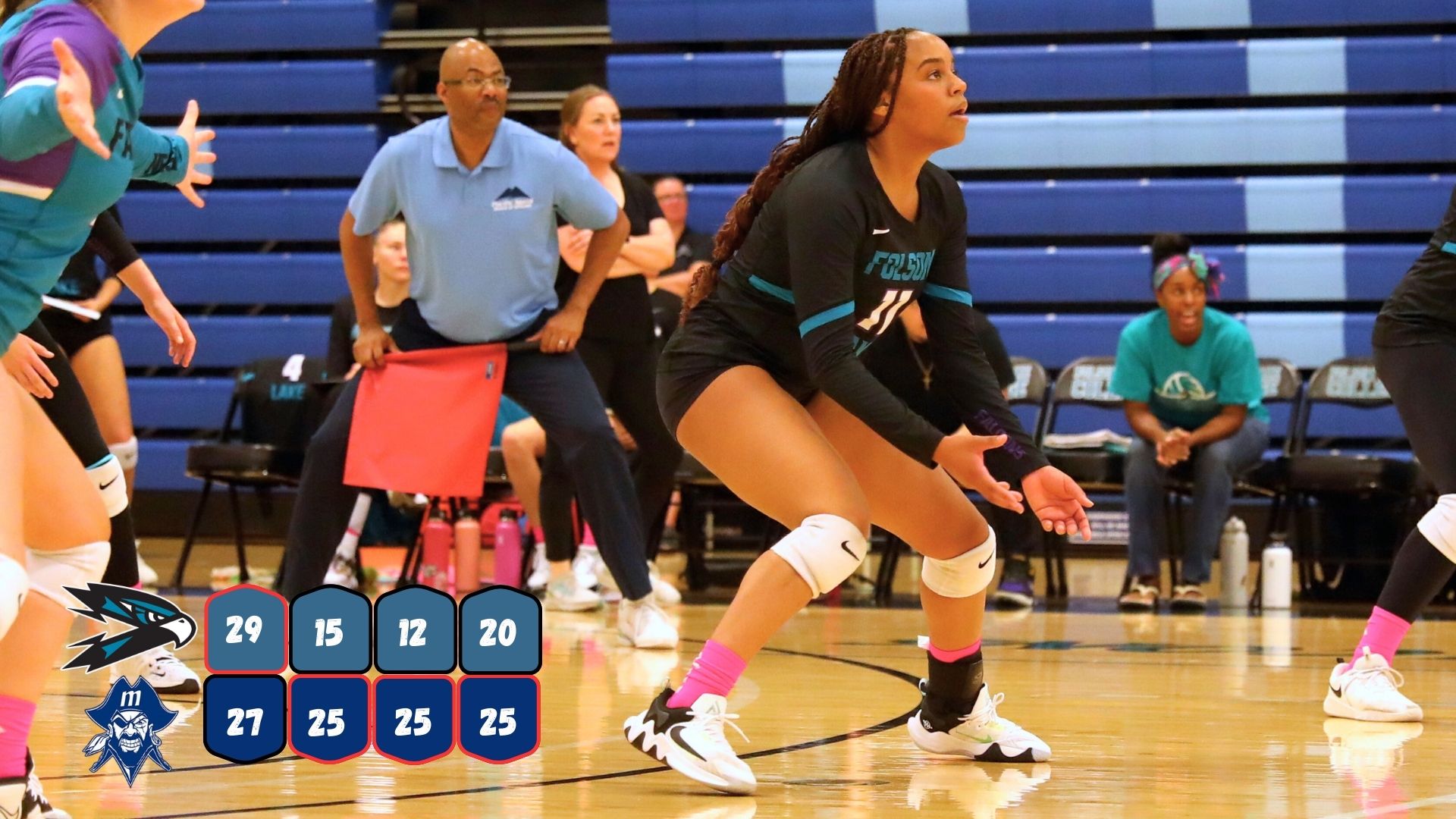 Pirates Defeat Falcons in 4 sets