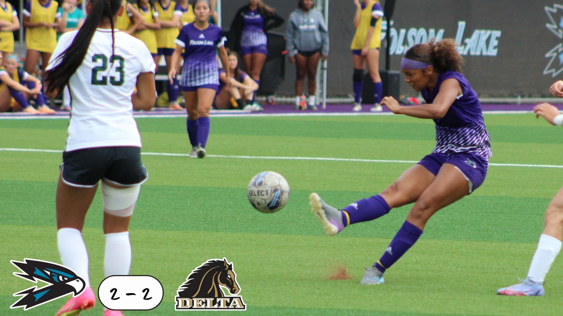 No. 7 Falcons Draw on the Road with No. 5 Delta College
