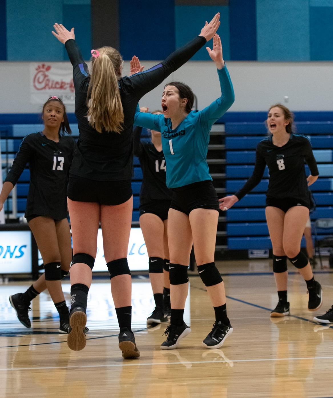 Falcons rally to upset Delta in 5 sets